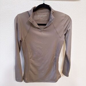 Aztec Diamond Equestrian Long Sleeve base layer, Medium, beige